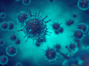 Viruses , detailed 3d illustration